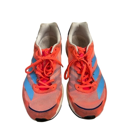 Adidas Adizero Adios 6 'Turbo Sky Rush' Women's Mesh Running Shoes Size 7 - Picture 3 of 9